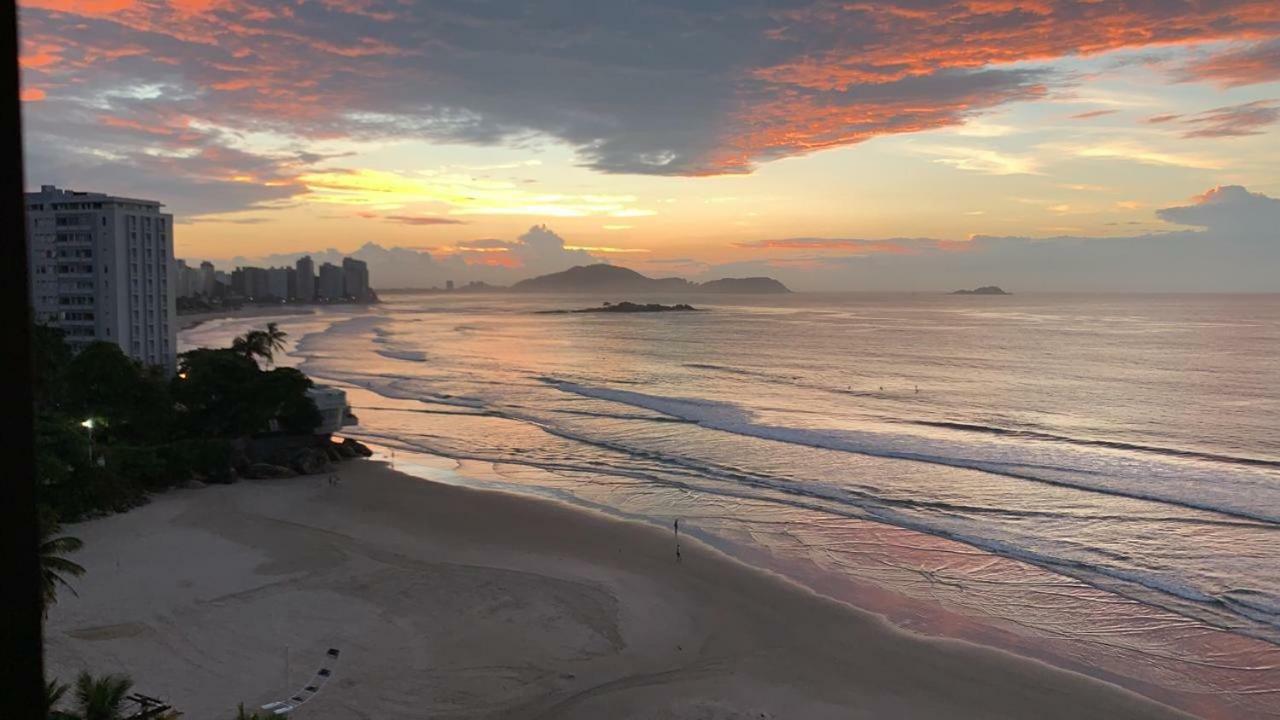 Apto Guaruja De Frente Para O Mar - Praia Asturias Zewnętrze zdjęcie