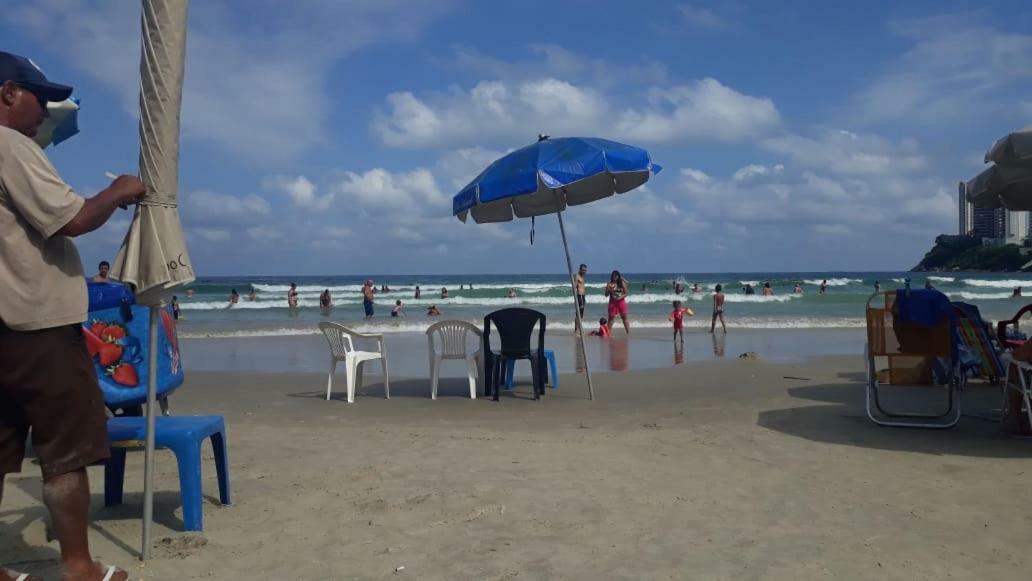 Apto Guaruja De Frente Para O Mar - Praia Asturias Zewnętrze zdjęcie
